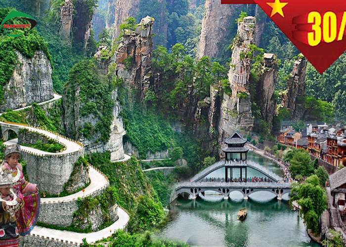 Tour Trương Gia Giới - Thiên Môn Sơn - Hồ Bảo Phong - Phượng Hoàng Cổ Trấn 6N5Đ